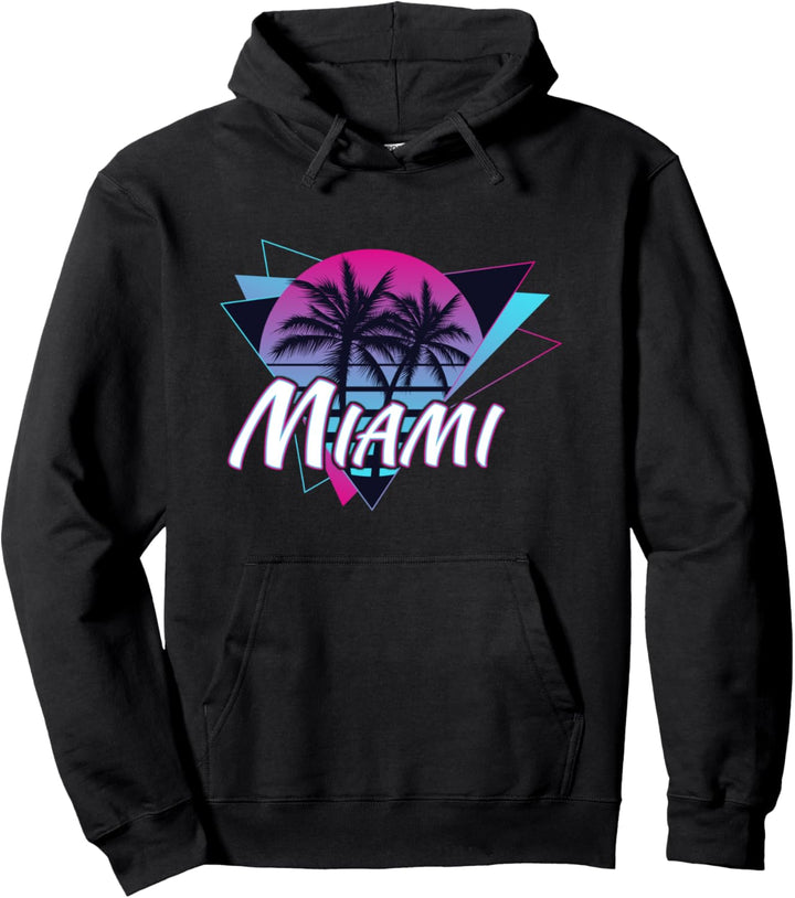 Miami Beach Souvenir Vintage 80er Jahre Vaporwave South Beach Pullover Hoodie