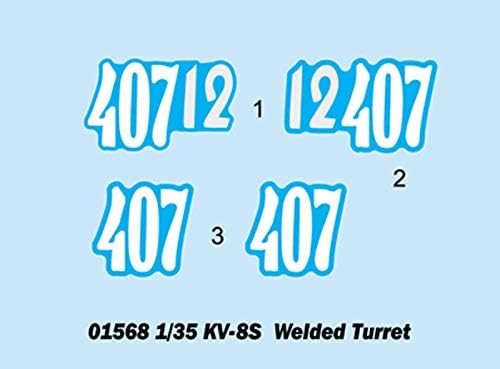 Trumpeter 01568 Modellbausatz K-8S Welded Turret