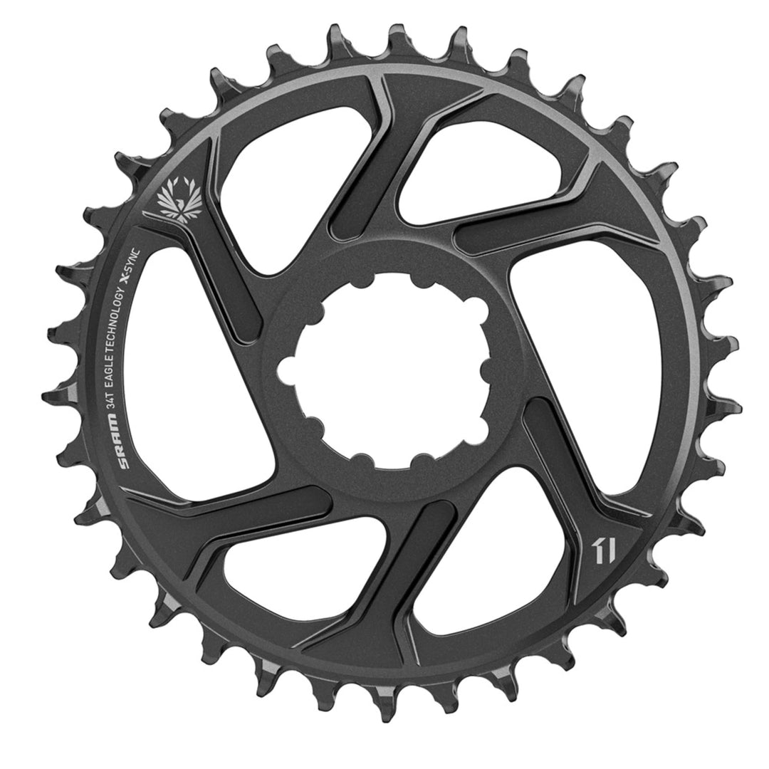 Sram Unisex – Erwachsene X-sync2 Eagle Kettenblatt 34 Schwarz, 34 Schwarz