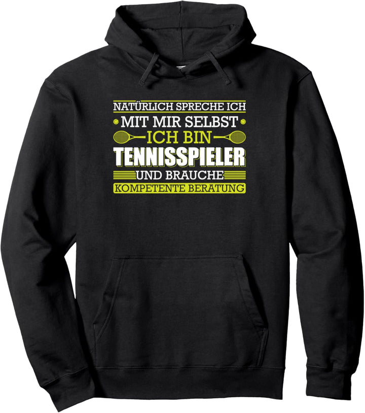 Tennisspieler Beratung Lustiges Tennis Pullover Hoodie