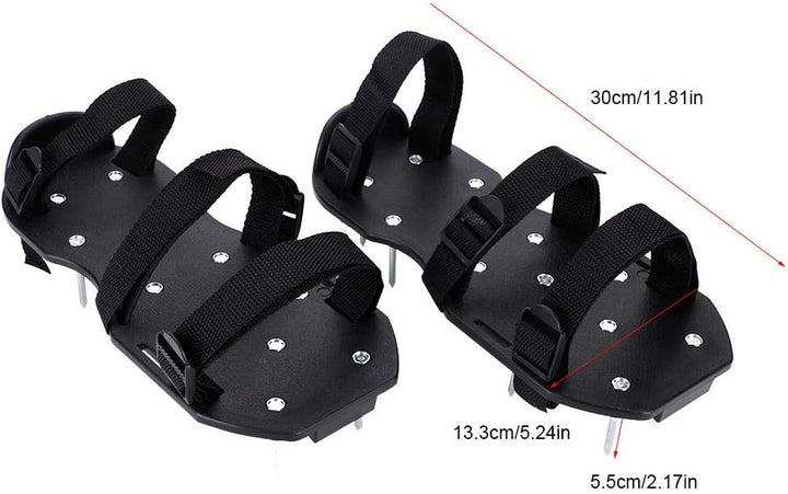 Wakects Rasenbelüfter, Schuhe zum Belüften Ihres Rasens oder Ihres Rasens (3 Straps) (3 Riemen) 1Pai
