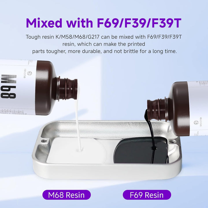 RESIONE Hart 3D Drucker Resin, Nicht sprödes ABS Like Hart Tough &Starres 3D-Resin für LCD-3D-Druck