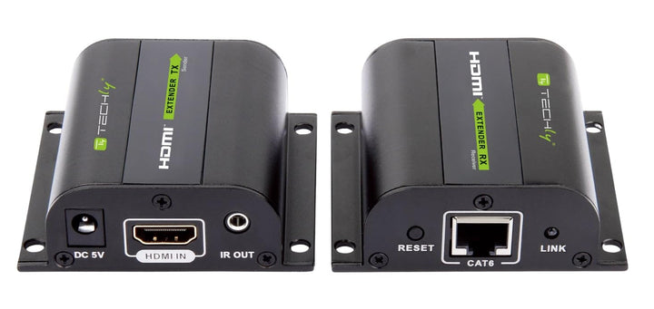 Techly IDATA-EXT-E70I HDMI Extender mit IR, 60m Schwarz