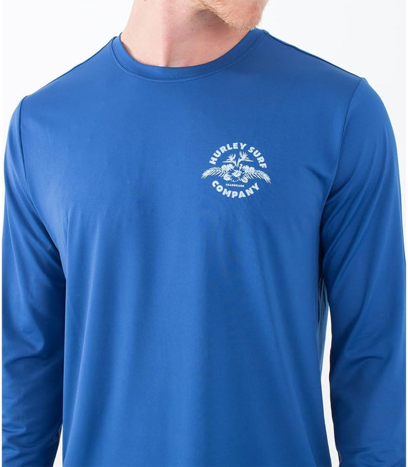 Hurley Herren Evd Hybrid UPF Ls ausschlagschutzhemd, Abyss