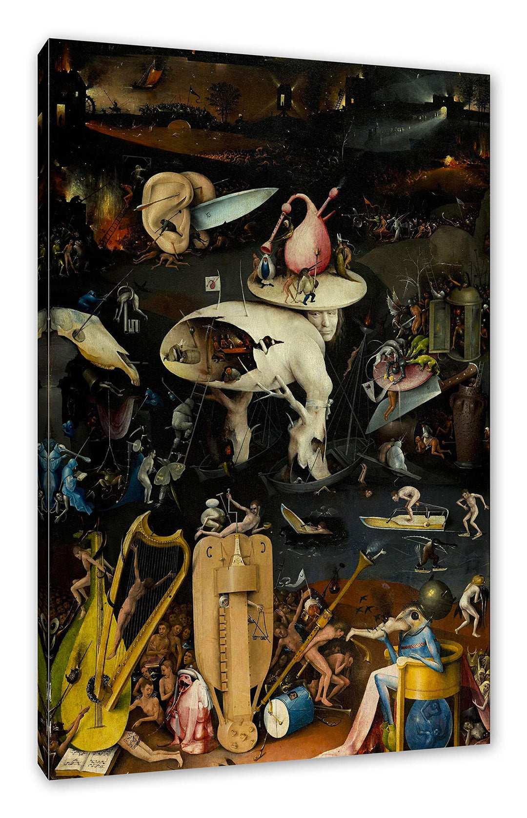Generisch Hieronymus Bosch - Der Garten der Lüste III als Leinwandbild/Grösse: 100x70 cm/Wandbild/Ku
