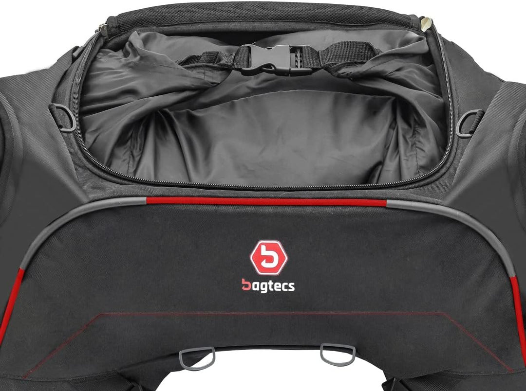 Motorrad Hecktasche Bagtecs WP35 für Beifahrersitz 35 Liter rot