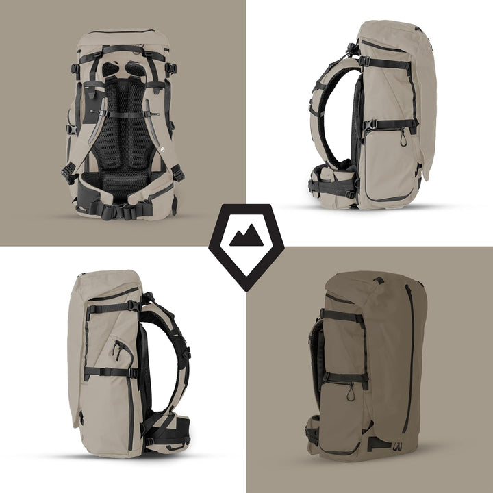 Wandrd FERNWEH 50 Liter Foto-Wanderrucksack - Grösse M/L, Tan (Beige)