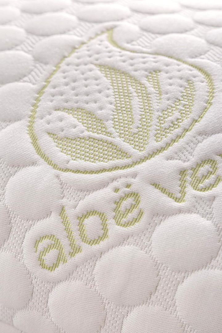 Todocama Viskoelastisches Kopfkissen mit Flocken 90 cm weiss, 90 cm Weiss