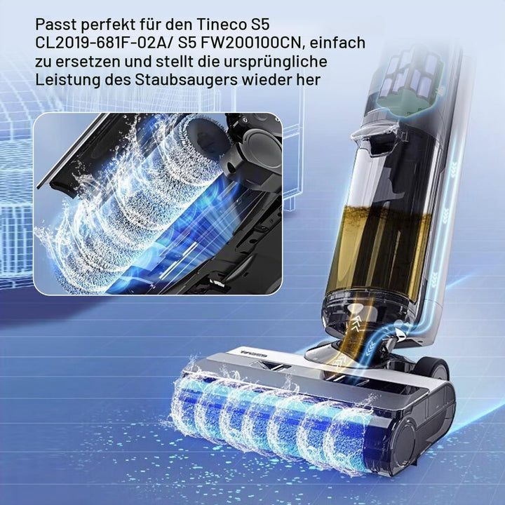 4000mAh Akku kompatibel mit Tineco Floor ONE S5 PRO 2/S5 Smart/ S5 Steam Zubehör Staubsauger Home Cl