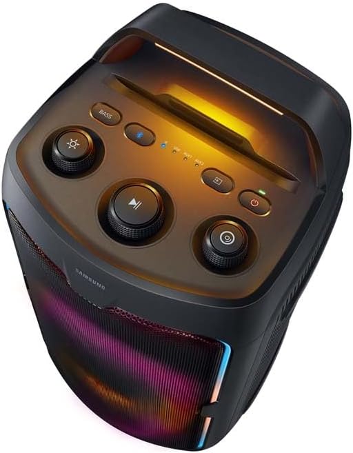 Samsung Sound Tower MX-ST40F/ZG Bluetooth Lautsprecher, Grosse Partybox & Musikbox mit Akku, 12 h Ak