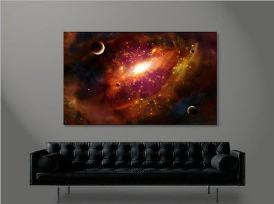 islandburner Bild Bilder auf Leinwand Universum 1p XXL Poster Leinwandbild Wandbild art up your life