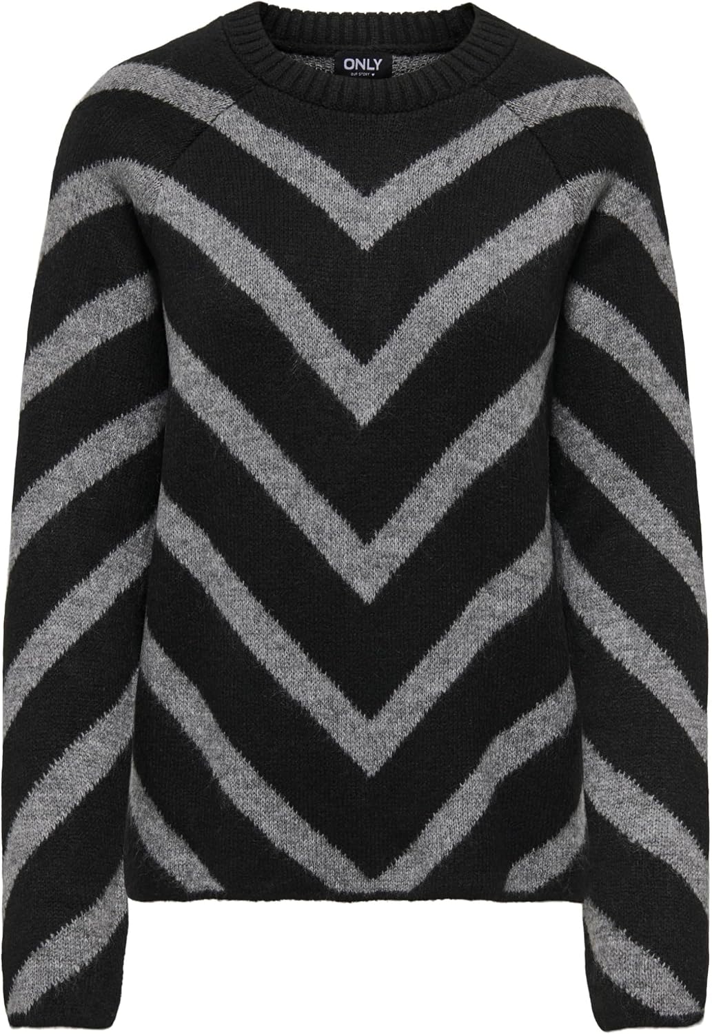 ONLY Female Strickpullover ONLELIZA Strickpullover | Knitted Pullover XS Schwarz, XS Schwarz