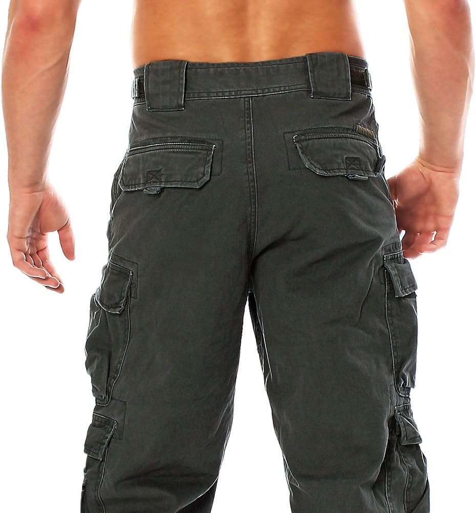 Jet Lag Herren Cargohose Hose 007 Loose-Fit Seitentaschen urban chic 3XL/32