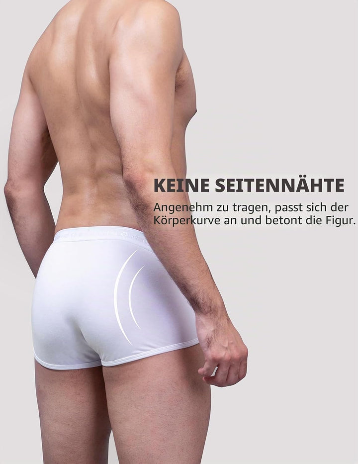 DAVID ARCHY Herren Boxershorts Mehrfachpack, Mirco Modal Stretcken Klassischer Retroshorts, Unterhos