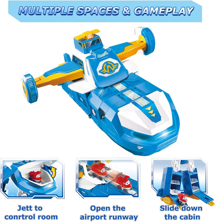 Super Wings 3-IN-1 World Aircraft Transforming Robot