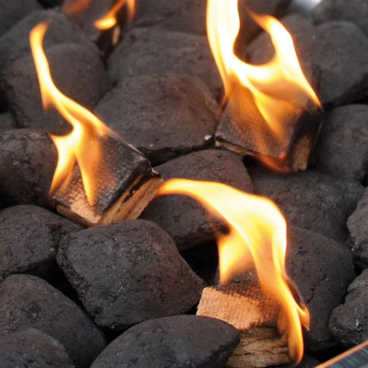 FLAMMBURO (8 kg Öko XXL Anzündwürfel vom Deutschen Hersteller, Grillanzünder, Kaminanzünder, Ofenanz