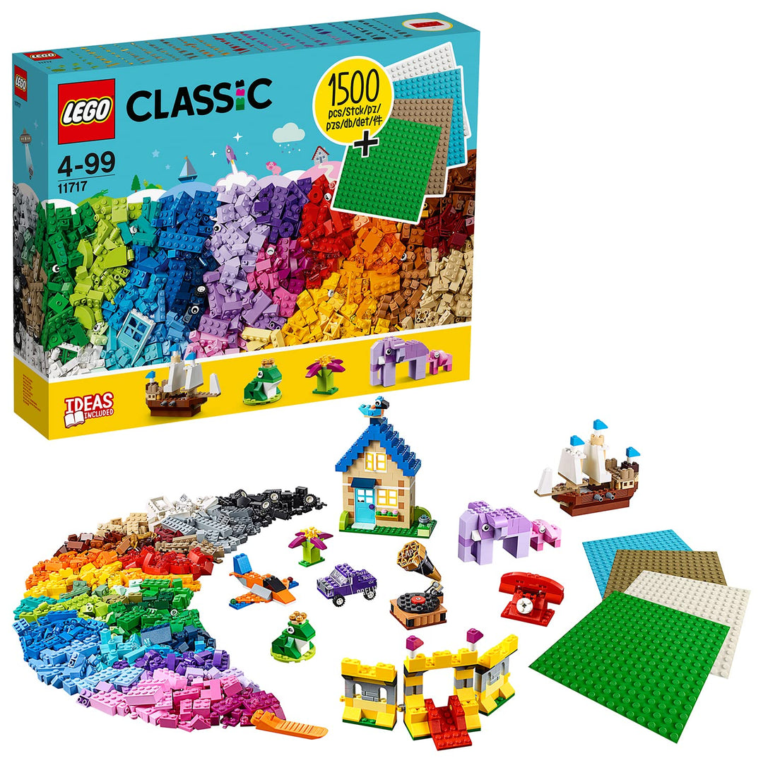 LEGO 11717 Classic extragrosse Steinebox mit Bauplatten kreatives und Konstruktionsspielzeug ab 4 Ja