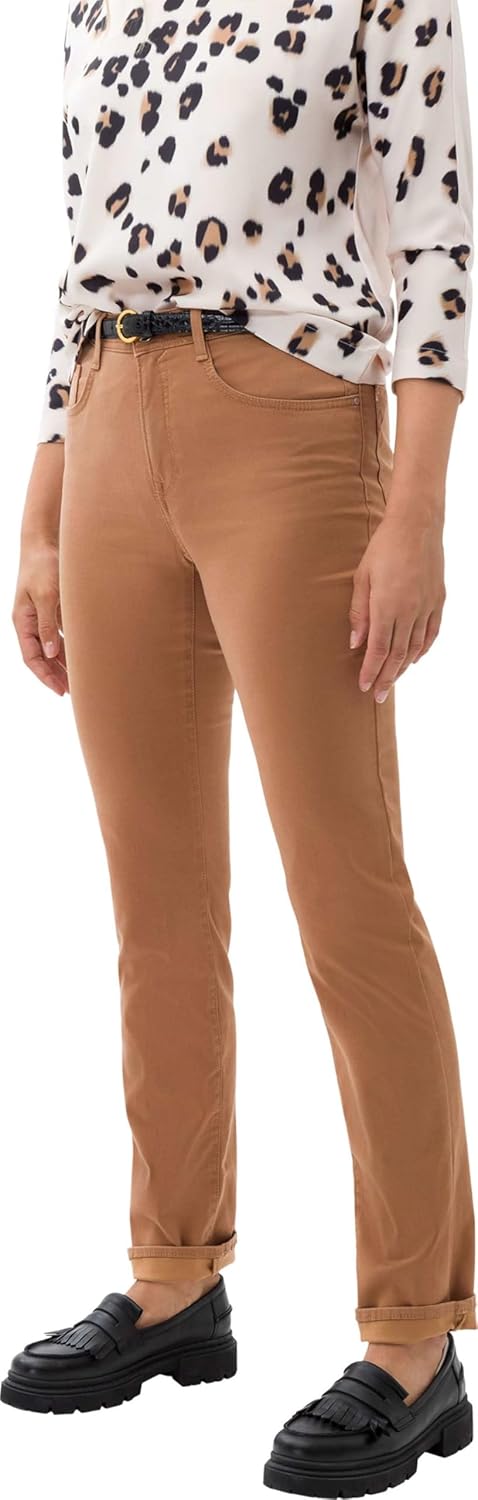 BRAX Damen Style Mary Winter Dream Hose 34W / 34L Vikunja, 34W / 34L Vikunja