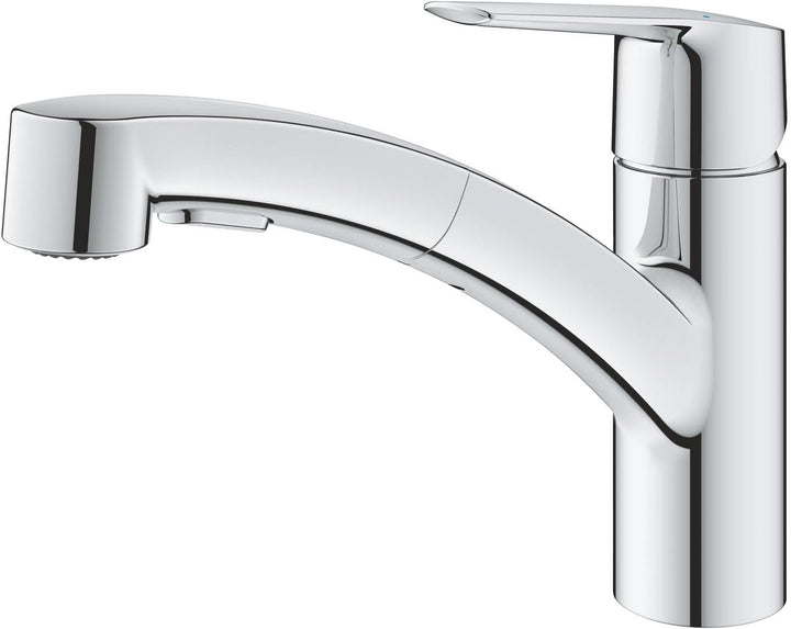 GROHE Start, Küchenarmatur 2 Strahlarten (Wasserhahn Küche mit ausziehbarer Brause, 90° schwenkbar,