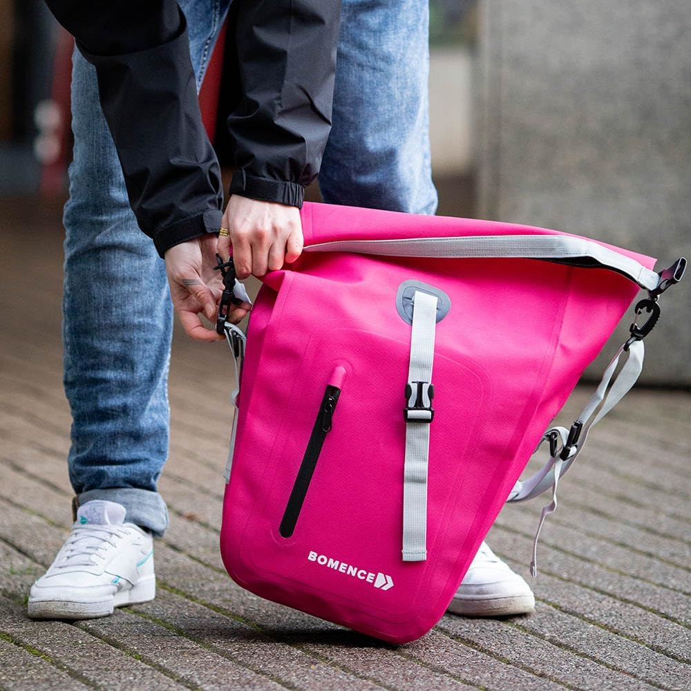 Bomence Fahrradtaschen für Gepäckträger 100% wasserdicht, Gepäckträgertasche für Fahrrad, Hinterradt