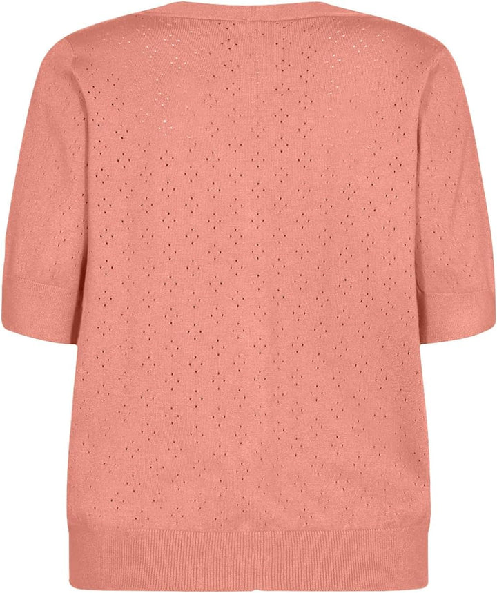SOYACONCEPT Damen SC-Dollie 735 Strickjakke XL Rosa, XL Rosa