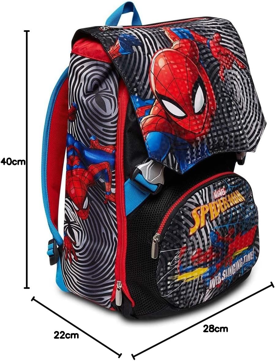 Seven Schulranzen für Grundschule, ab 1. Klasse, Erweiterbarer Schulranzen, Extra Volumen; Geräumige