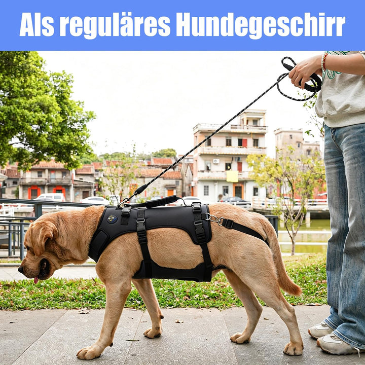 COODEO Hundegeschirr, Ganzkörperstütze und Erholungsweste, verstellbar und atmungsaktiv, für ältere,
