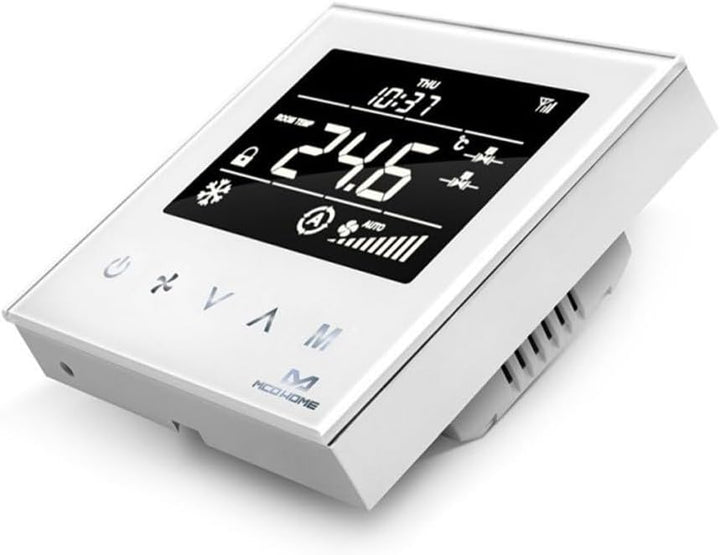 MCO Home Smart Fan Coil Thermostat fur 4 Leitungsrohre, 230 V, weiss, MH8-FC4