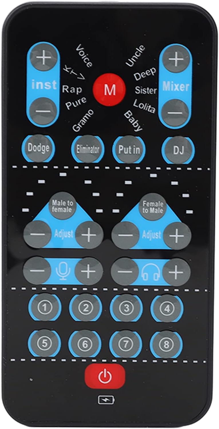 Goshyda Sprachwechsler, Tragbarer -Handheld-Sprachwechsler, 8 Soundeffekte, Soundkartenwechsler, Unt