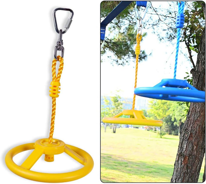 Ninja Rad Klettergerät Schwungrad Slackline Zubehör Outdoor Klettertrainingsgerät Ninja Wheel Affenr