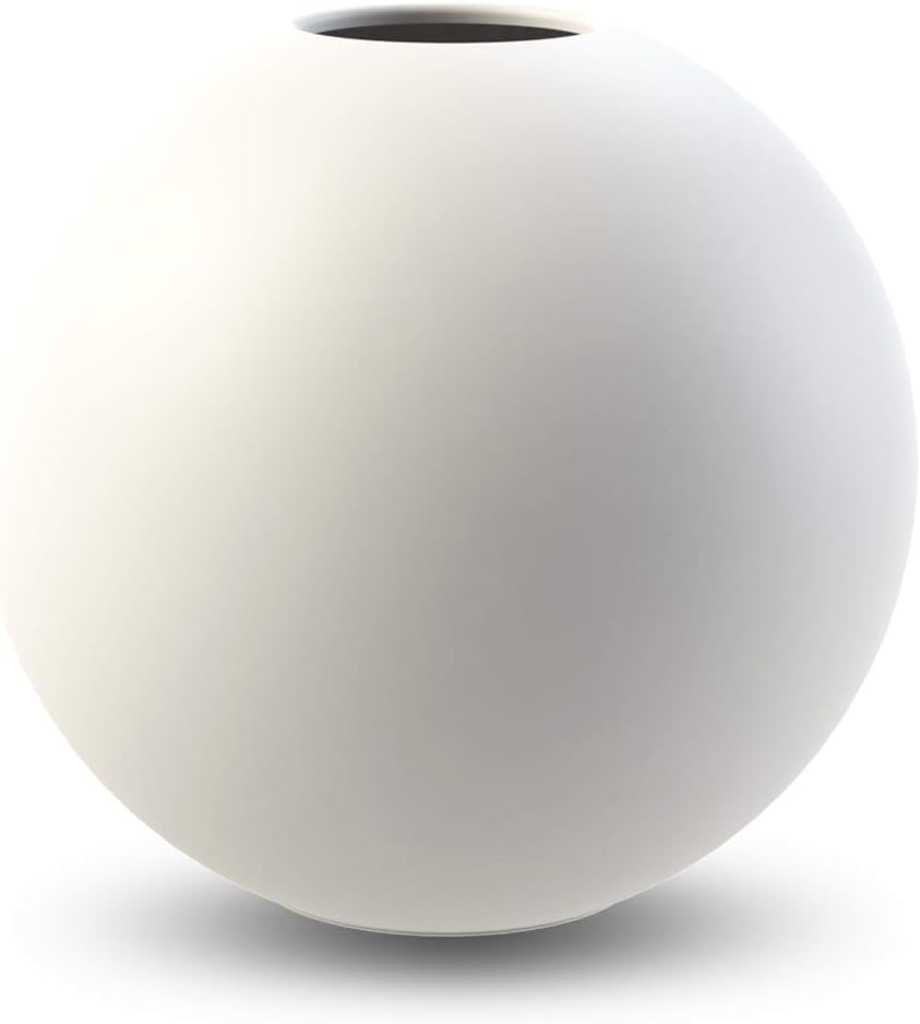 Cooee Design Ball Vase 20cm White, 20cm White