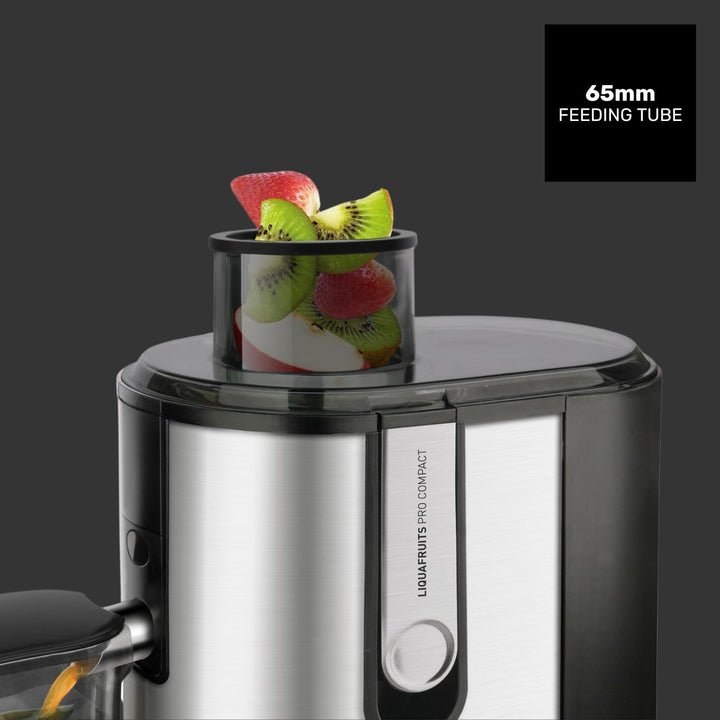 Taurus - Liquafruits Pro Compact Entsafter | 600W | Einlass 65 mm | Abnehmbarer Edelstahlfilter | 2