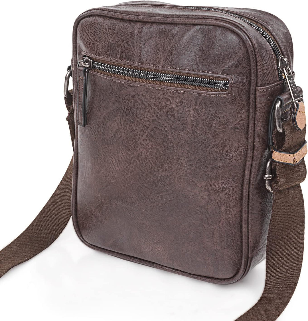 Lois - Umhängetasche Herren Klein mit verstellbarem riemen - Herren Umhängetasche Klein hergestellt