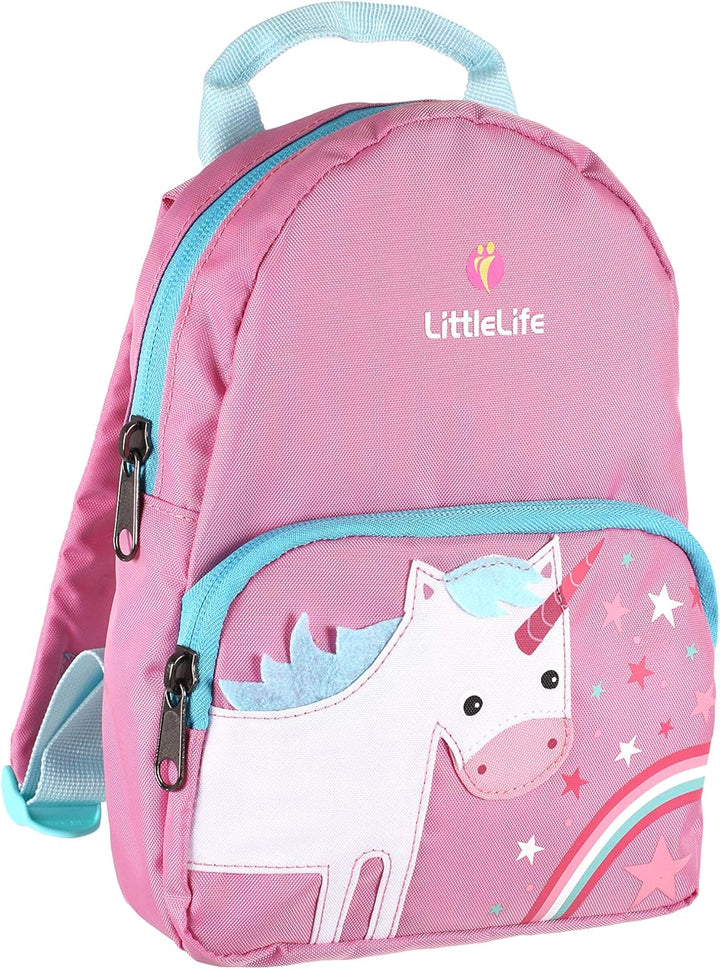 LittleLife Freundliche Gesichter Tier Kleinkind Rucksack mit Sicherheit Zügel Einhorn, Einhorn