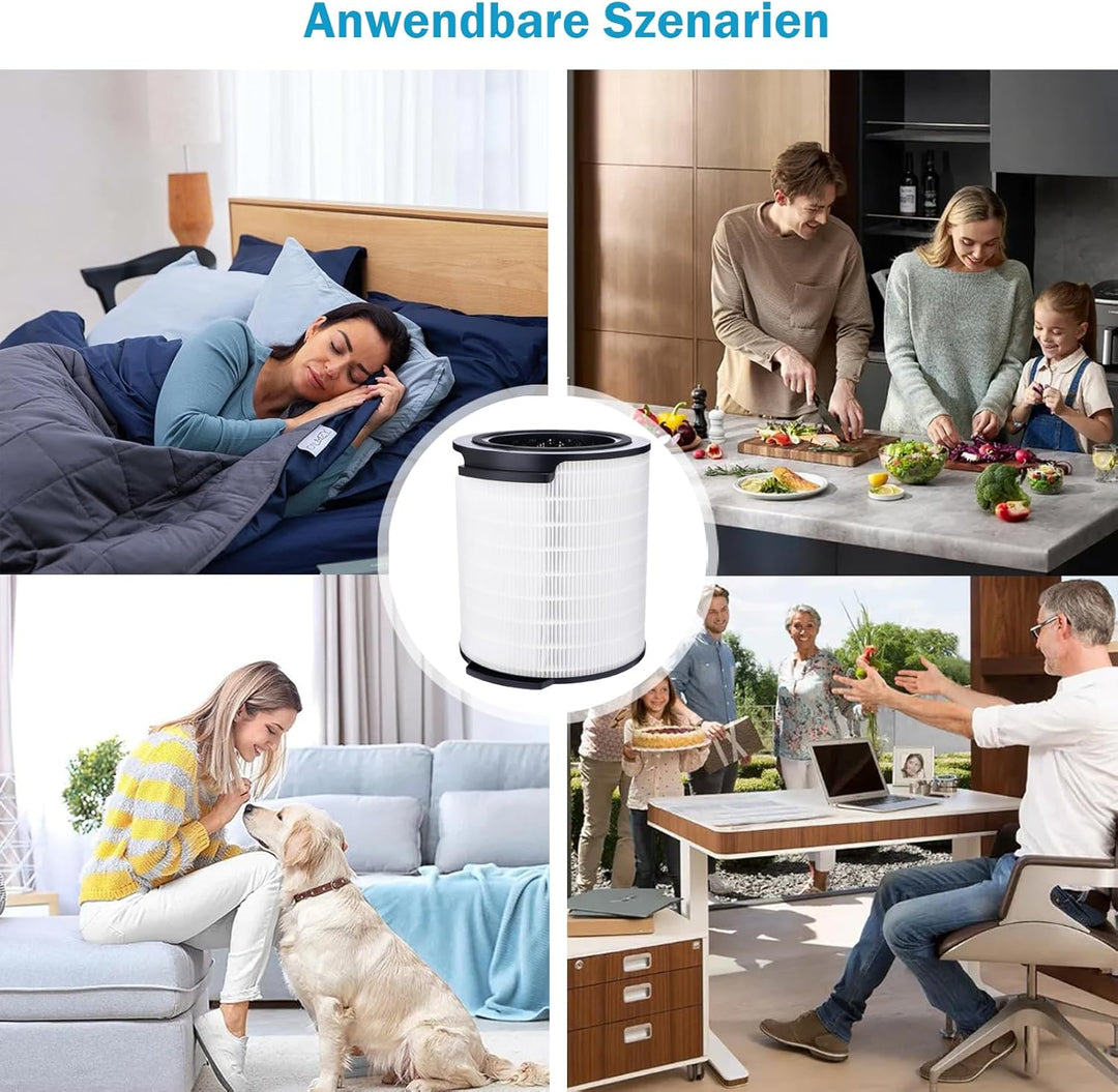 FY1700 Ersatzfilter für Philips AC1715/11 AC1711/10 Series 1000i Luftreiniger, 3-in-1, H13 True Hepa