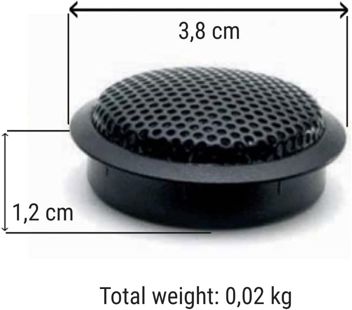 2 CIARE CT142CP Tweeter mit 50 3att rms und 80 watt max bei 3,8 cm Durchmesser bei nur 1,2 cm Tiefe