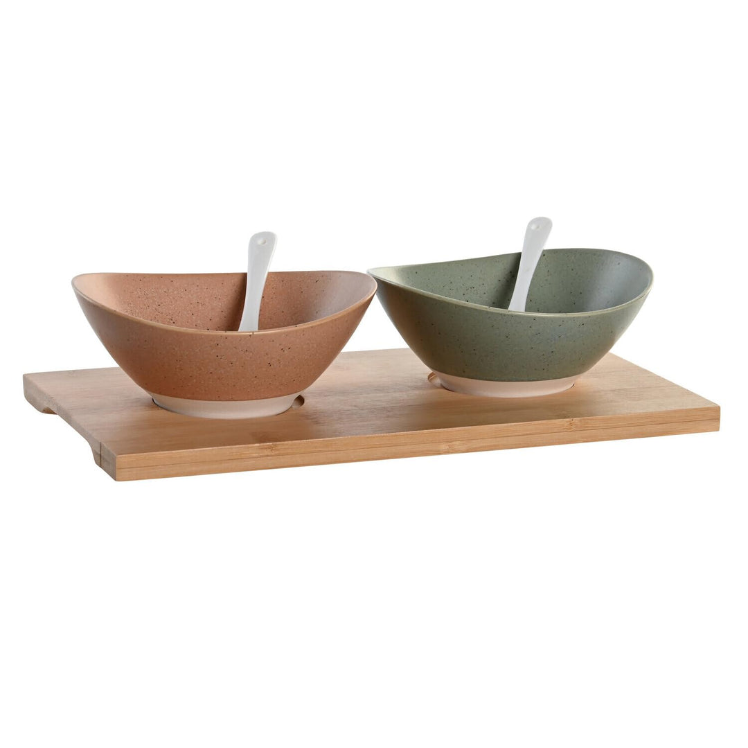 APERITIVO SET 5 PORCELANA BAMBU 29X15,5X1,5