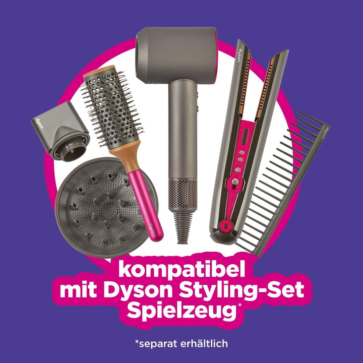 Casdon Ultimate Styling Case | Zusammenklappbarer Haarstylingkoffer für Kinder ab 3 Jahren | Enthält