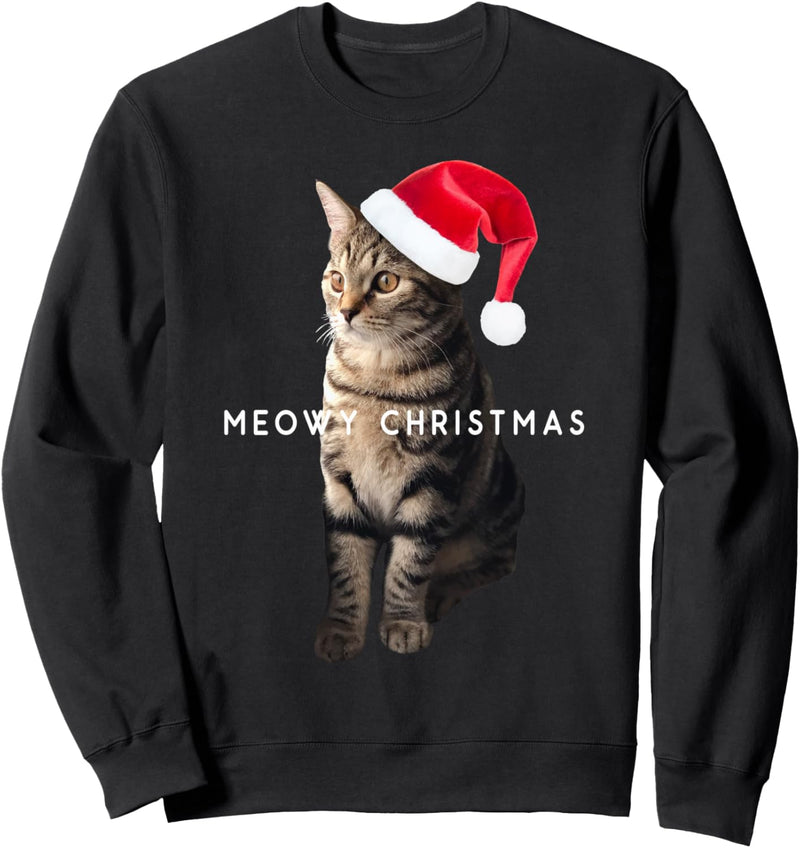 Schönste Katze der Welt. Nala mag Weihnachten. Katzen Liebe Sweatshirt