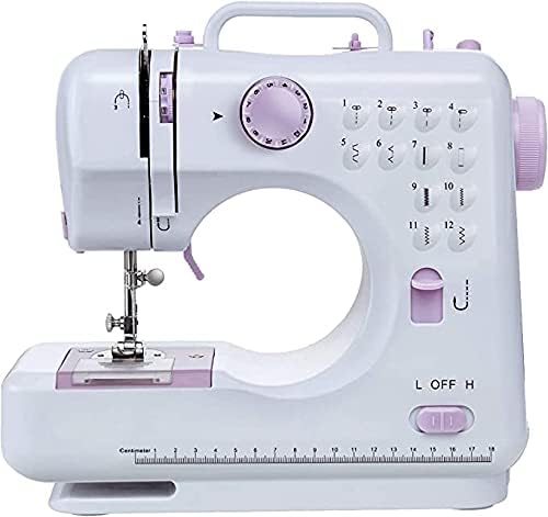 LetCart 505 Tragbare Nähmaschine, Kleine Nähmaschine Elektro Nähmaschine Haushaltsnähmaschinen Set f