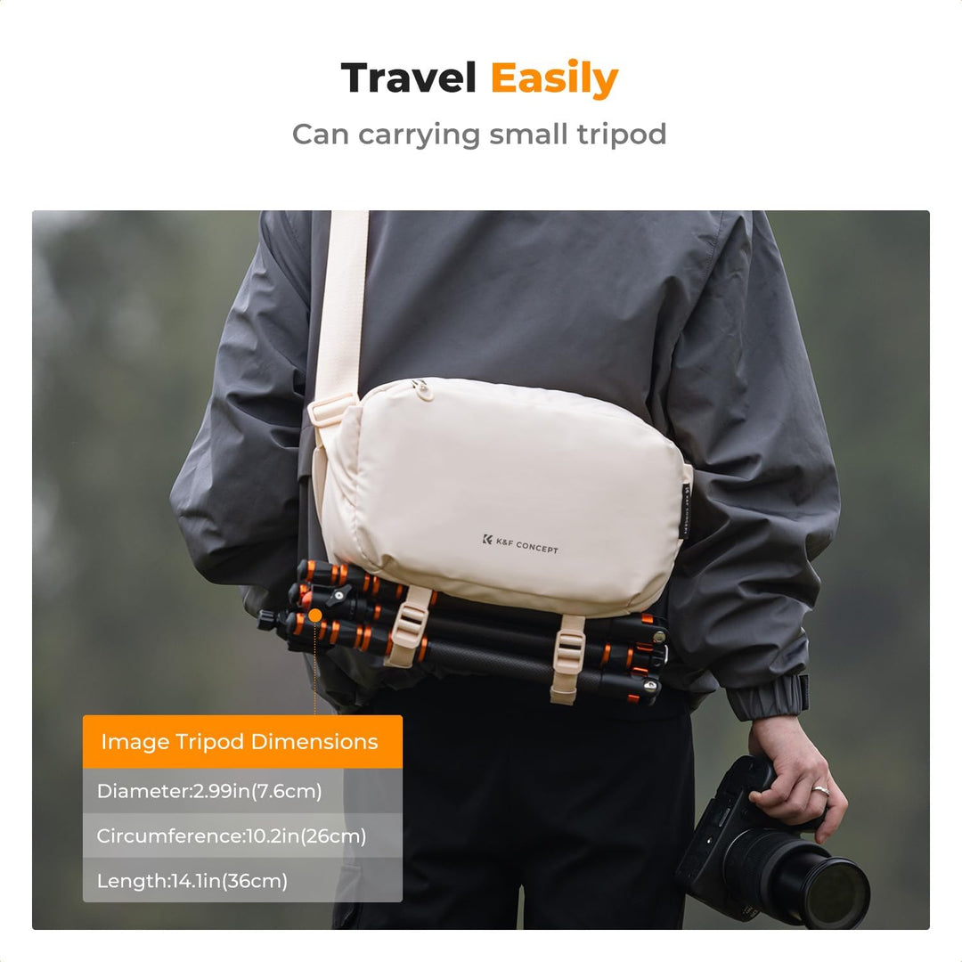 K&F Concept Kamera-Rucksack, Schultertasche, quadratische Tasche, Taschen für Fotografen, Kamera-Rec