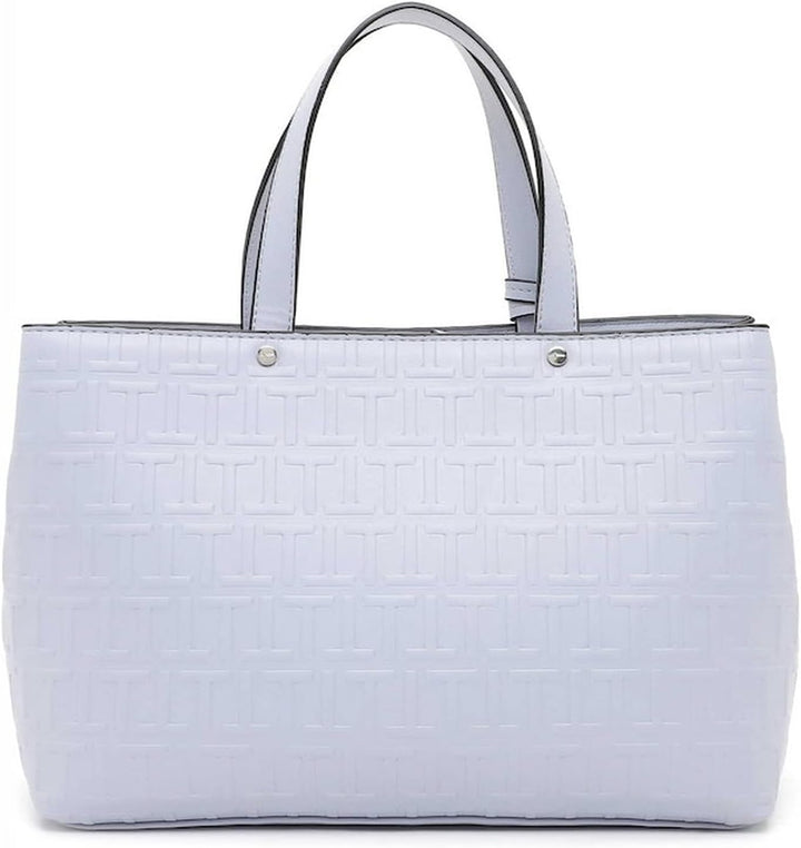 Tamaris Shopper Leona 32172 Damen Handtaschen Print Einheitsgrösse Greyblue 855, Einheitsgrösse Grey