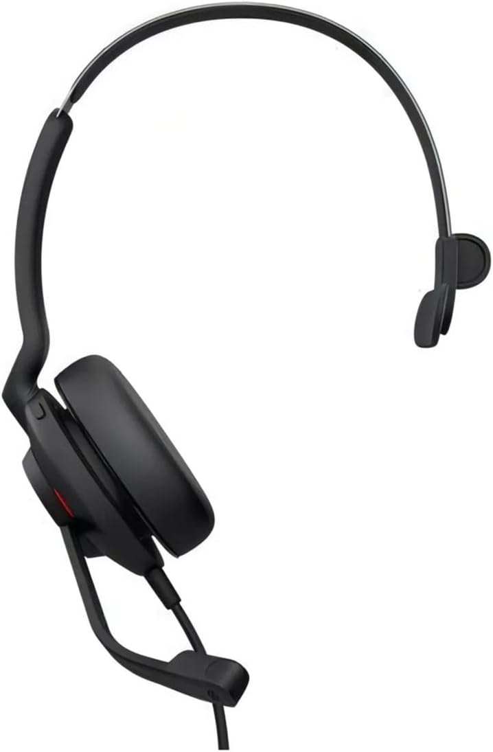 Jabra Evolve2 30 Headset – Mono Kopfhörer mit Noise Cancelling – Zertifiziert für Microsoft Teams –