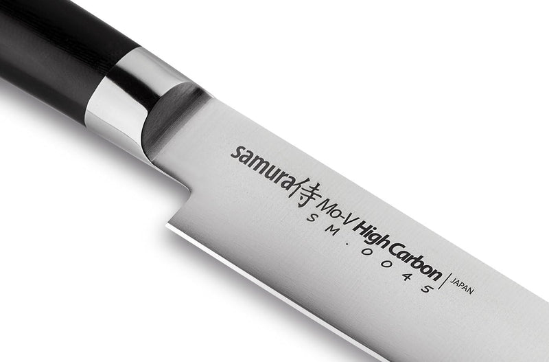 Samura Profi Tranchiermesser ultra-scharf, gross, aus japanisch AUS 8 Edelstahl, 23 cm Klinge, mit G