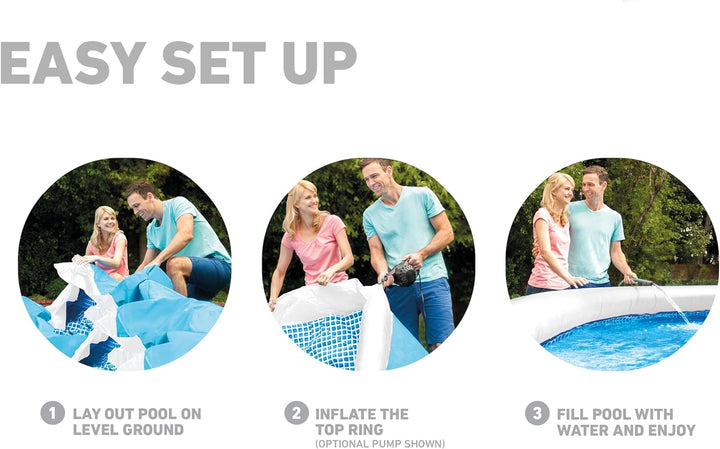 Intex 28101EH Easy Set, 1,8 m x 50,8 cm Pool, 1,8 m x 9,1 m, blau