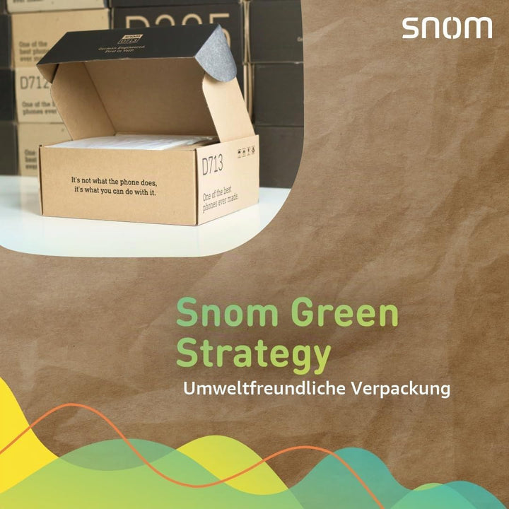 Snom PA1+ SIP-basiertes Durchsagesystem durch Erstellen eines Anrufs vom Telefon, 6,5-Watt-Class-D-V