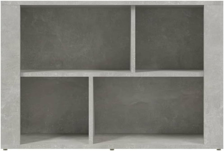 FIRBNUS Bücherschranks 80x30x54 cm mit 3 Fächern Beistellschrank Schubladenschrank Lowboard Lagersch