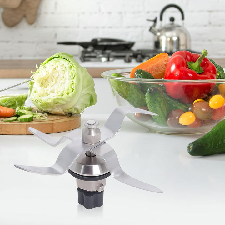 Ersatzmesser für Silvercrest Monsieur Cuisine Connect/Monsieur Cuisine Smart, Edelstahl Ersatzklinge
