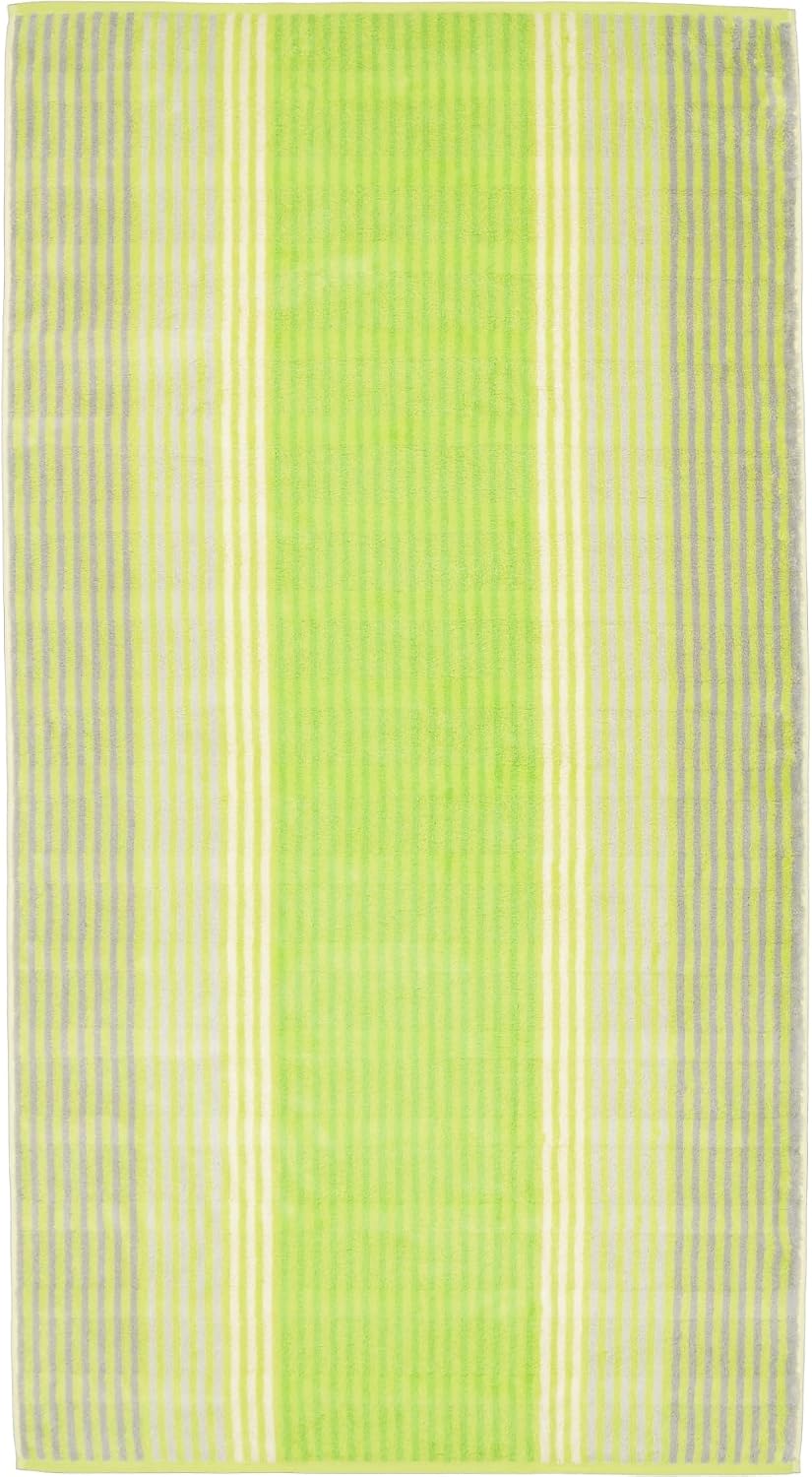 Cawö Noblesse Cashmere Streifen 1056 Duschtuch 80x150 cm Kiwi, Kiwi