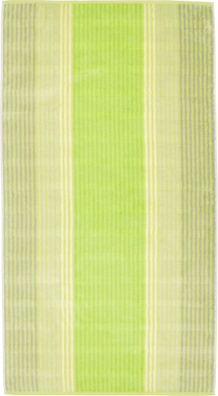Cawö Noblesse Cashmere Streifen 1056 Duschtuch 80x150 cm Kiwi, Kiwi